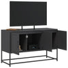 Musta tv-taso Aurar 100,5x39x60,5cm (teräs)