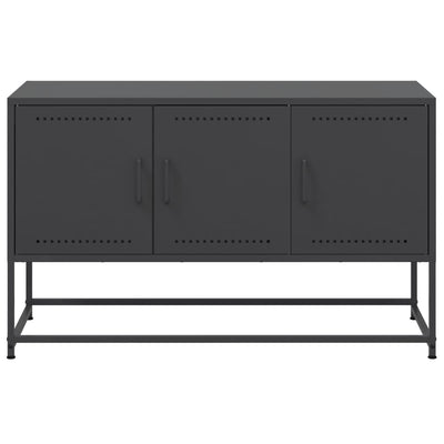 TV-taso musta 100,5x39x60,5 cm teräs