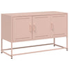 TV-taso pinkki 100,5x39x60,5 cm teräs