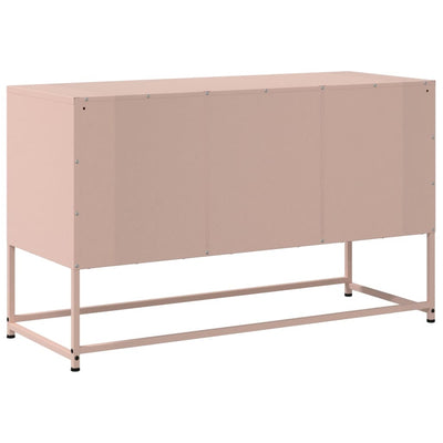 TV-taso pinkki 100,5x39x60,5 cm teräs