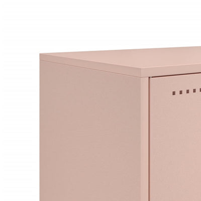 TV-taso pinkki 100,5x39x60,5 cm teräs