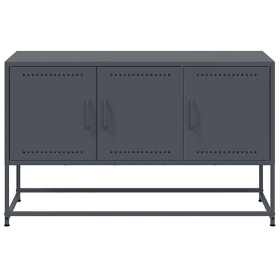 TV-taso antrasiitti 100,5x39x60,5 cm teräs