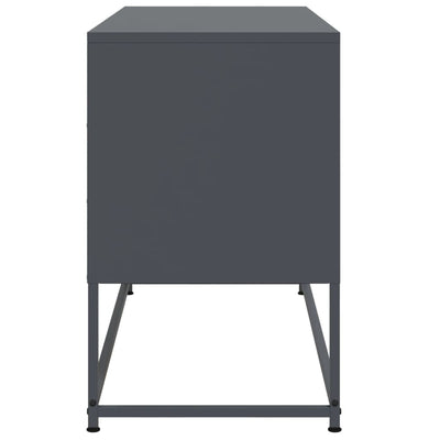 TV-taso antrasiitti 100,5x39x60,5 cm teräs
