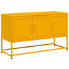TV-taso sinapinkeltainen 100,5x39x60,5 cm teräs