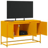 TV-taso sinapinkeltainen 100,5x39x60,5 cm teräs