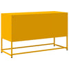 TV-taso sinapinkeltainen 100,5x39x60,5 cm teräs