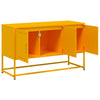 TV-taso sinapinkeltainen 100,5x39x60,5 cm teräs