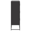 Senkki musta 68,5x38,5x123,5 cm teräs