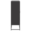 Kaappi musta 68,5x38,5x123,5 cm teräs