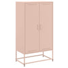 Kaappi pinkki 68,5x38,5x123,5 cm teräs