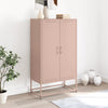 Kaappi pinkki 68,5x38,5x123,5 cm teräs