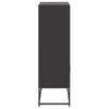 Kaappi musta 68,5x38,5x123,5 cm teräs