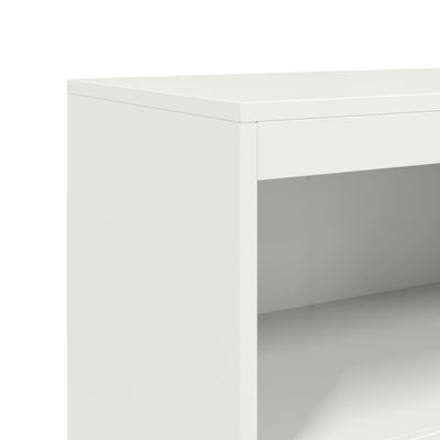 Kaappi valkoinen 68,5x38,5x123,5 cm teräs