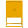 Sinapinkeltainen kaappi Arola 68,5x38,5x107cm (teräs)