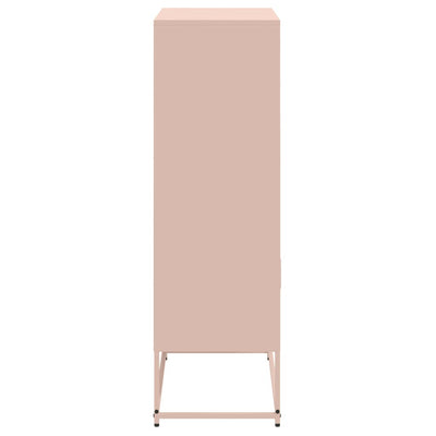 Kaappi sinapinkeltainen 68,5x38,5x107 cm teräs
