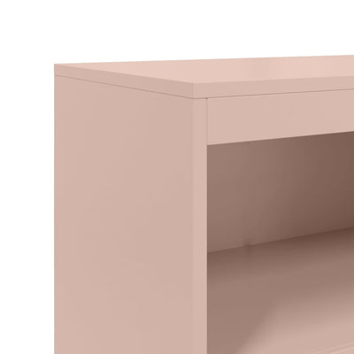 Kaappi sinapinkeltainen 68,5x38,5x107 cm teräs