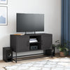 TV-taso musta 100,5x39x60,5 cm teräs