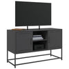 TV-taso musta 100,5x39x60,5 cm teräs