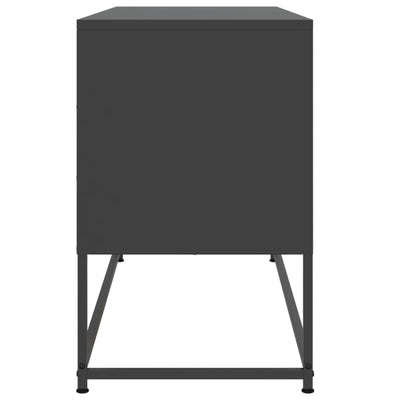 TV-taso musta 100,5x39x60,5 cm teräs