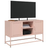 TV-taso pinkki 100,5x39x60,5 cm teräs