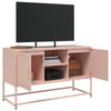 TV-taso pinkki 100,5x39x60,5 cm teräs