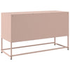 TV-taso pinkki 100,5x39x60,5 cm teräs