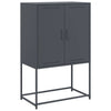 TV-taso musta 68x39x60,5 cm teräs