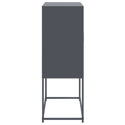 TV-taso musta 68x39x60,5 cm teräs