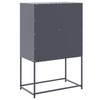 TV-taso musta 68x39x60,5 cm teräs
