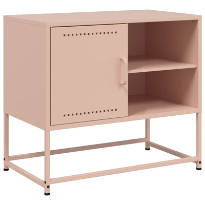 TV-taso pinkki 68x39x60,5 cm teräs