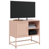 TV-taso pinkki 68x39x60,5 cm teräs
