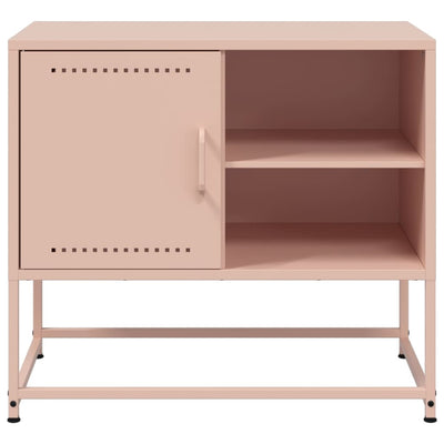 TV-taso pinkki 68x39x60,5 cm teräs