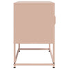 TV-taso pinkki 68x39x60,5 cm teräs