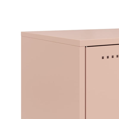 TV-taso pinkki 68x39x60,5 cm teräs
