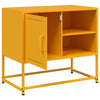 TV-taso sinapinkeltainen 68x39x60,5 cm teräs