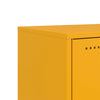 TV-taso sinapinkeltainen 68x39x60,5 cm teräs