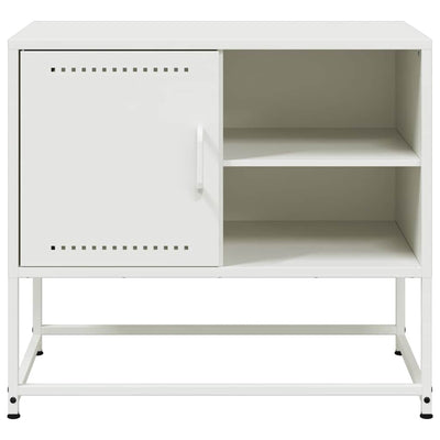 Valkoinen tv-taso Comeluta 68x39x60,5cm (teräs)