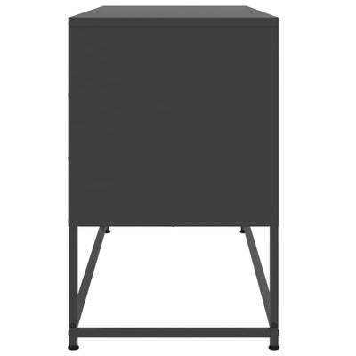 Kaappi musta 36x39x123 cm teräs