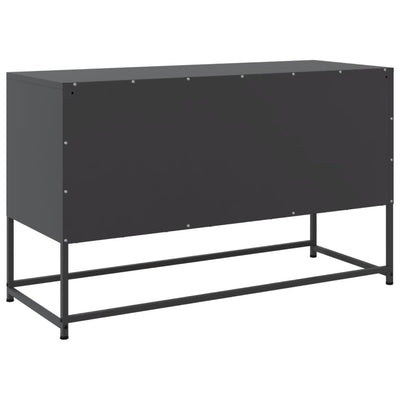 Kaappi musta 36x39x123 cm teräs