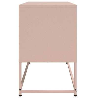 Kaappi pinkki 36x39x123 cm teräs