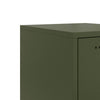 Oliivinvihreä kaappi Egevit 36x39x123cm (teräs)