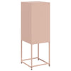 Kaappi pinkki 36x39x107 cm teräs