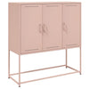 Kaappi pinkki 100,5x39x107 cm teräs