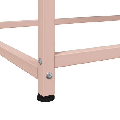 Kaappi pinkki 100,5x39x107 cm teräs