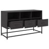 TV-taso musta 100,5x39x60,5 cm teräs