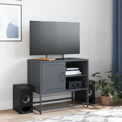 TV-taso pinkki 100,5x39x60,5 cm teräs
