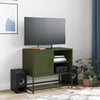TV-taso sinapinkeltainen 100,5x39x60,5 cm teräs