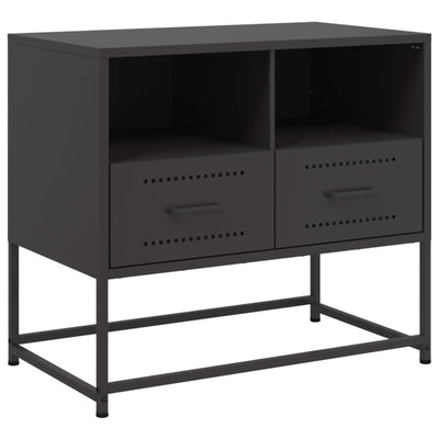 TV-taso musta 68x39x60,5 cm teräs