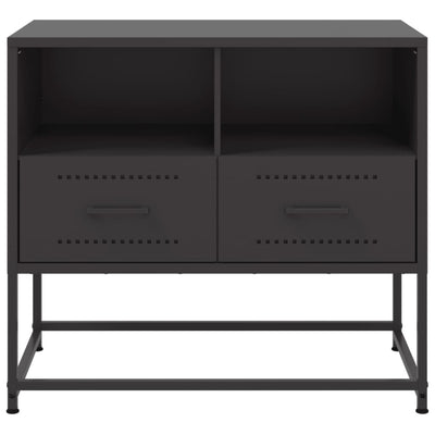 TV-taso musta 68x39x60,5 cm teräs