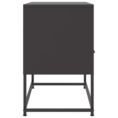 TV-taso musta 68x39x60,5 cm teräs